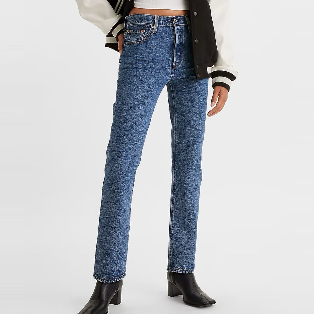 Levi's Premium 501 ORIGINAL FIT WOMEN'S JEANS size 25 L28